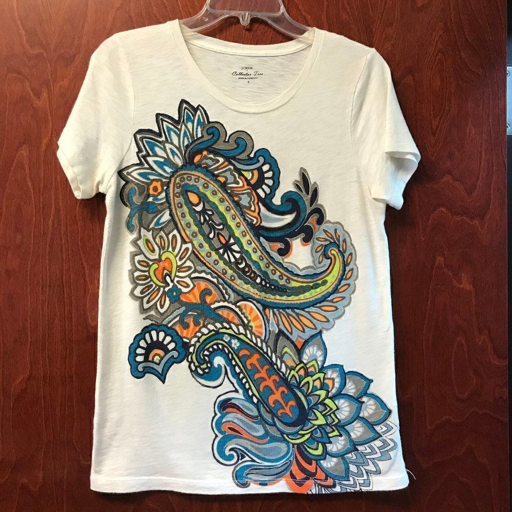 J Crew Collector Tee Paisley